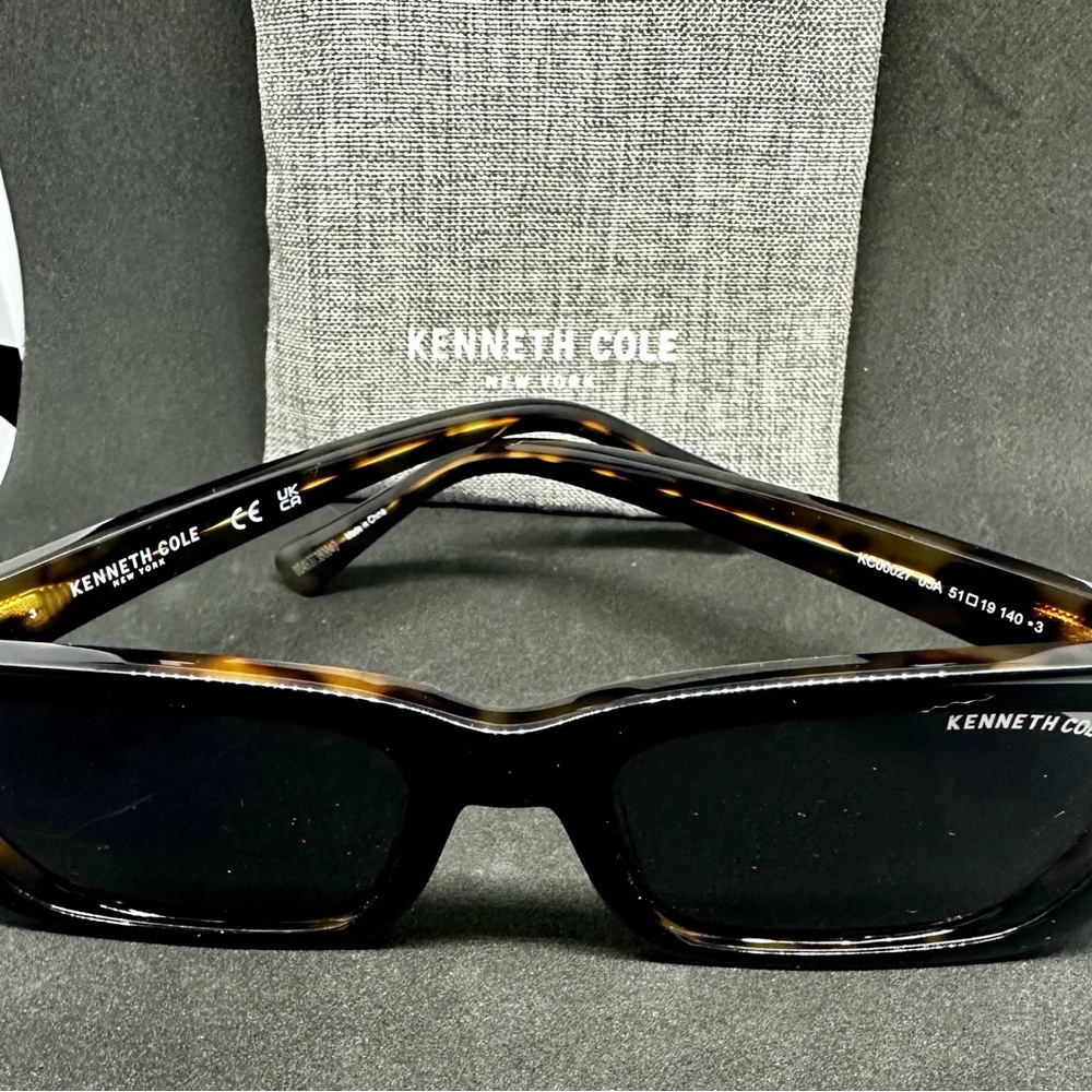 Kenneth Cole Tortoise Shell Sunglasses - Picture 2 of 4
